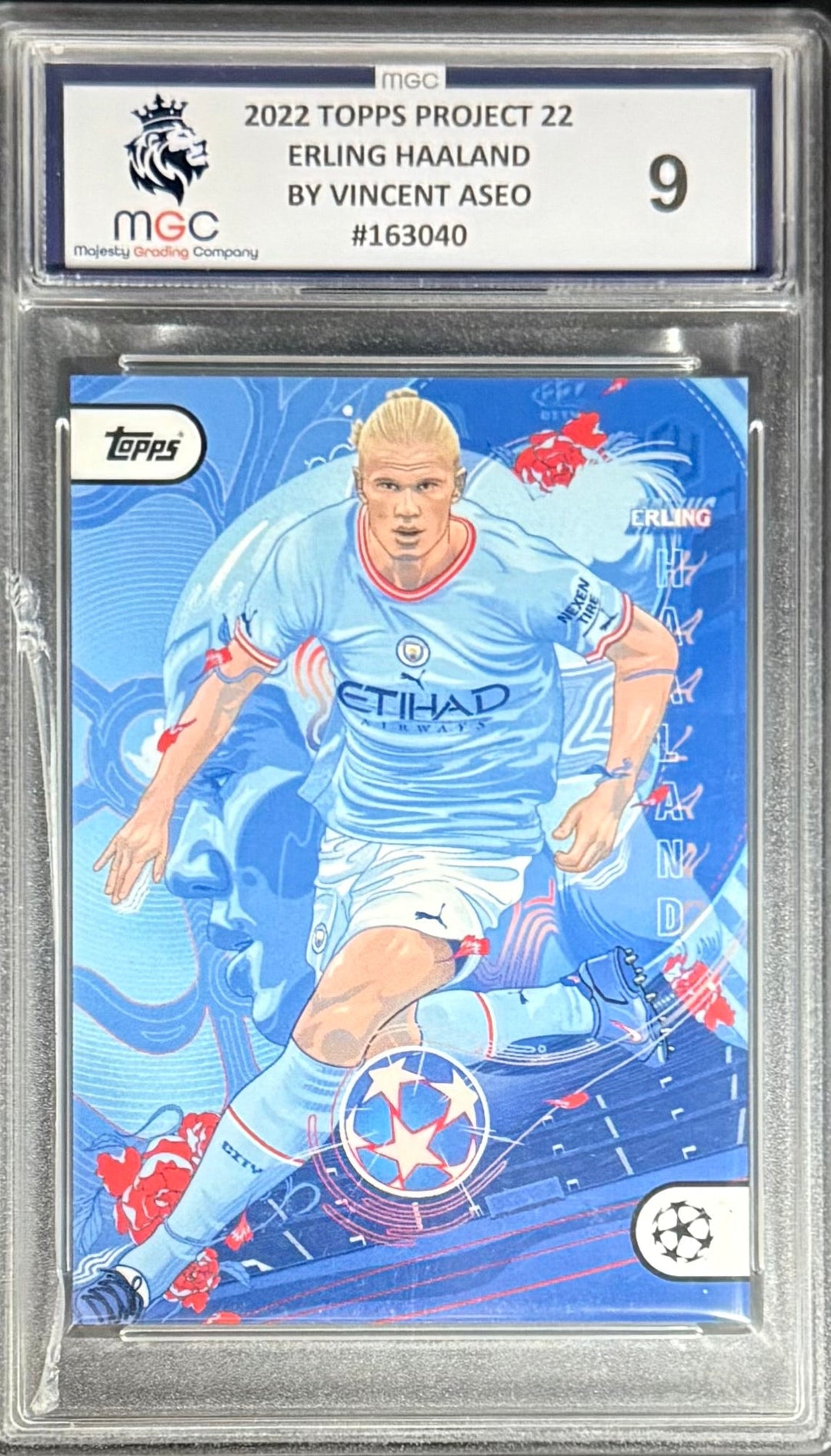 Topps Erling Haaland by Vincent Aseo Project 22 2022 MGC9