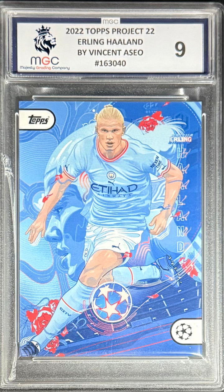 Topps Erling Haaland by Vincent Aseo Project 22 2022 MGC9