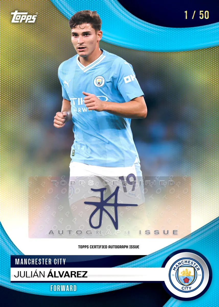 Topps Manchester City FC Official Team Set 23/24 Single Pack