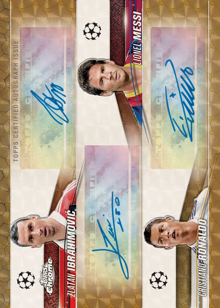 Topps Chrome UEFA Club Competitions Hobby Box 2023-24