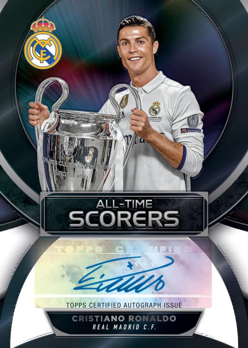 Topps Chrome UEFA Club Competitions Hobby Box 2023-24