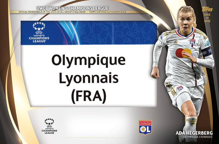 Topps Chrome® UEFA Women's Champions League Hobby Box 2023-24