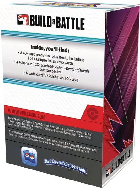 LinaLabo - Pokemon TCG: Scarlet & Violet 10 - Destined Rivals Build and Battle Box