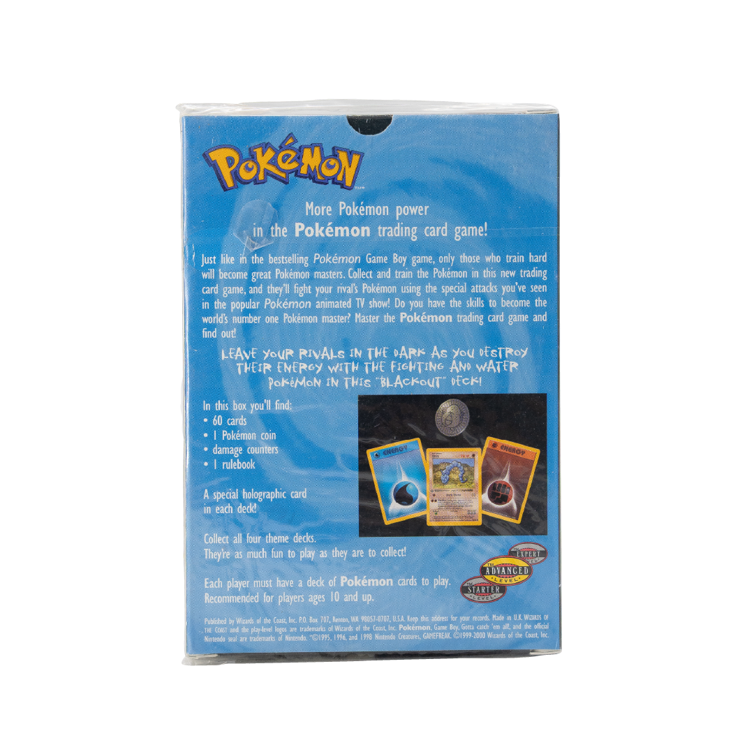 Pokémon Base Set Blackout Theme Deck Factory Sealed