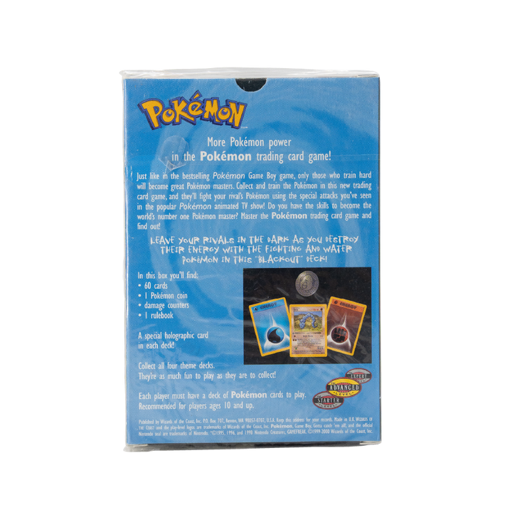 Pokémon Base Set Blackout Theme Deck Factory Sealed