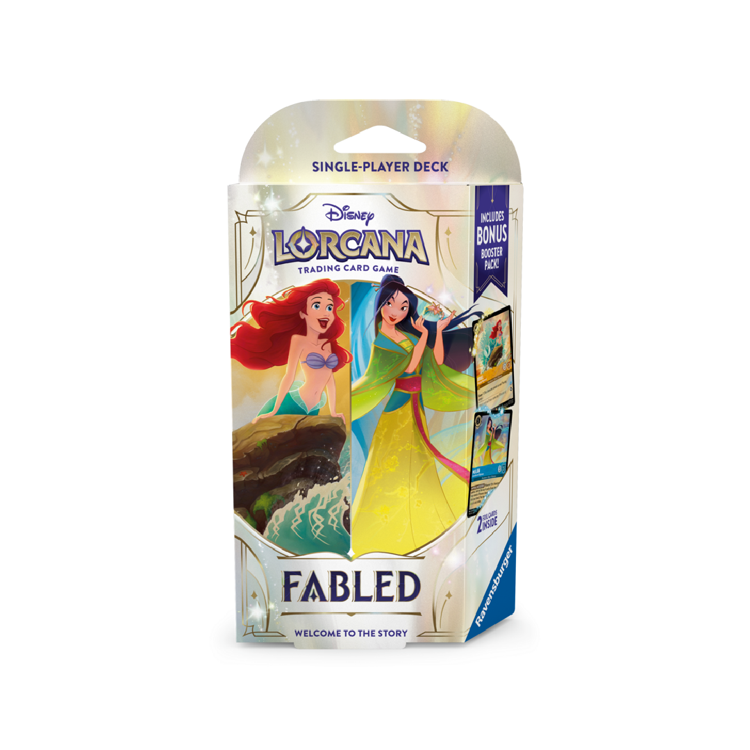 Disney Lorcana Fabled Starter Deck - Ariel and Mulan