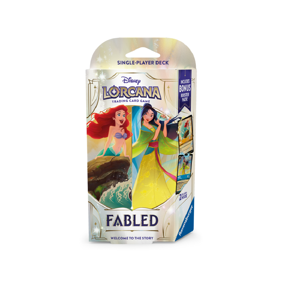 Disney Lorcana Fabled Starter Deck - Ariel and Mulan