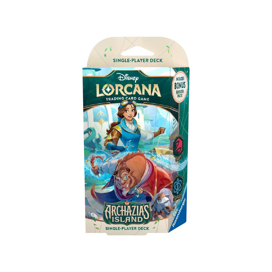 Disney Lorcana Archazia’s Island Starter Deck – Ruby & Sapphire