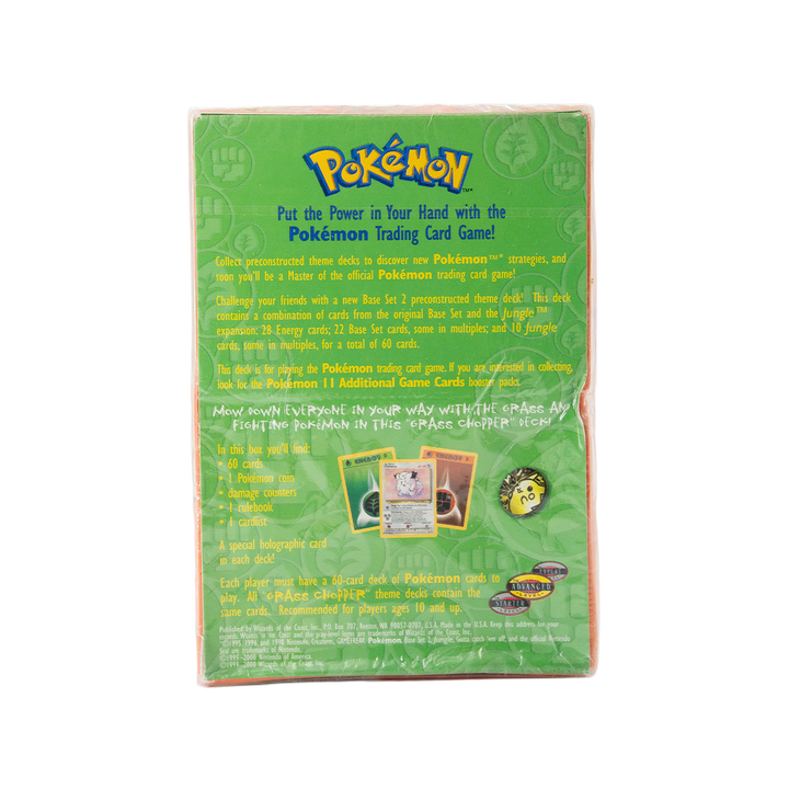 Pokémon Base Set 2 Grass Chopper Theme Deck Sealed