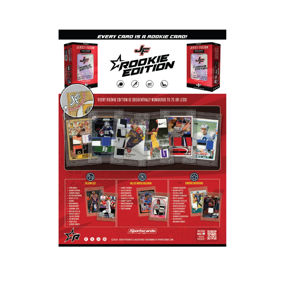 Jersey Fusion Rookie Edition Sealed Box