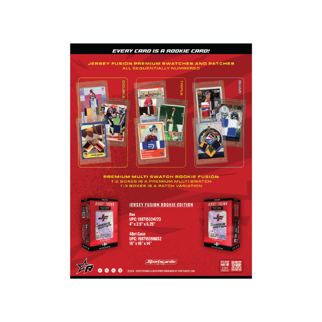 Jersey Fusion Rookie Edition Sealed Box