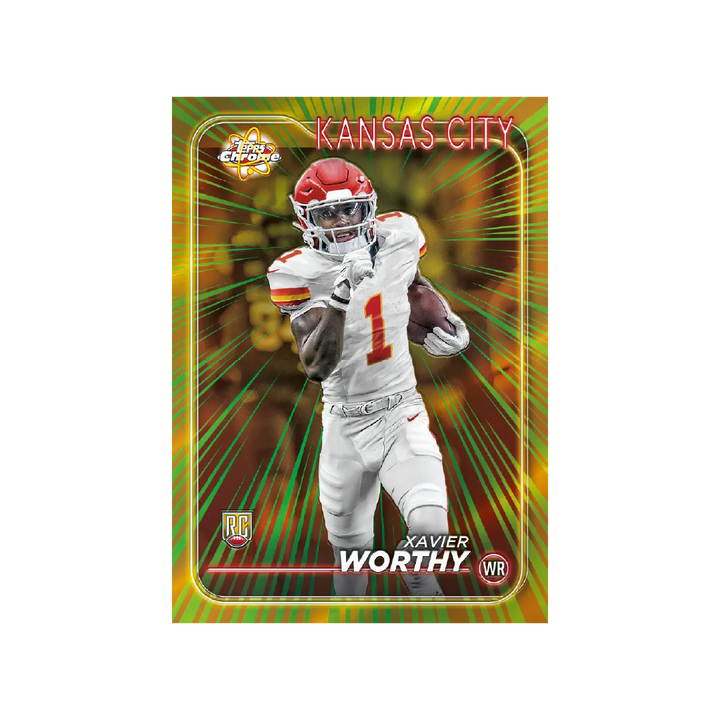 Topps Chrome Football 2024 Hanger Box