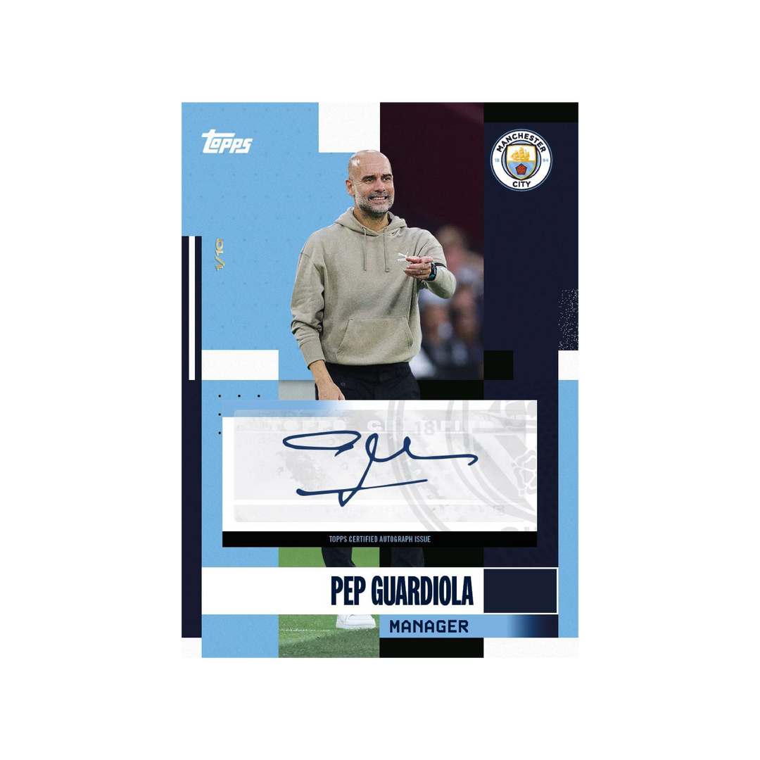 Topps Manchester City Official Team Set 2024/25 Single Pack