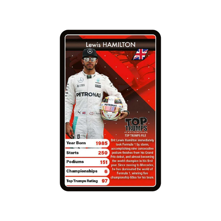 Top Trumps Grand Prix Heroes Card Game - Who Is The Greatest?
