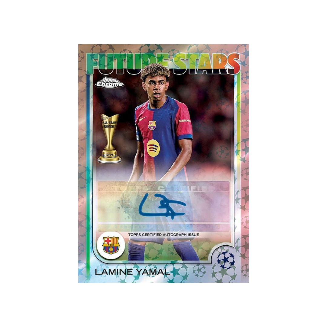 Topps Chrome LogoFractor UEFA Club Competitions 2024-25 Hobby Box