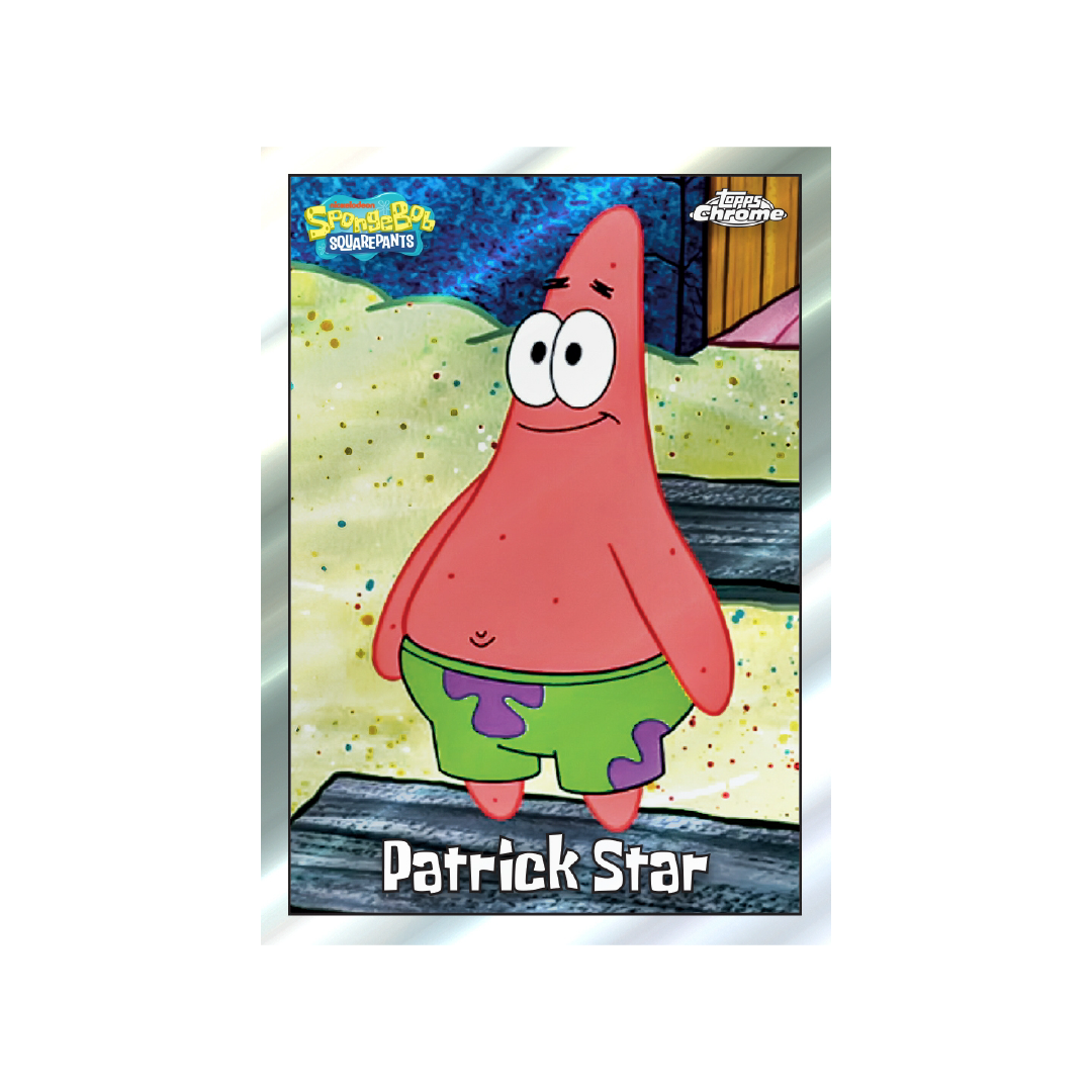 Topps Chrome SpongeBob 25th Anniversary 2025 Hobby Box