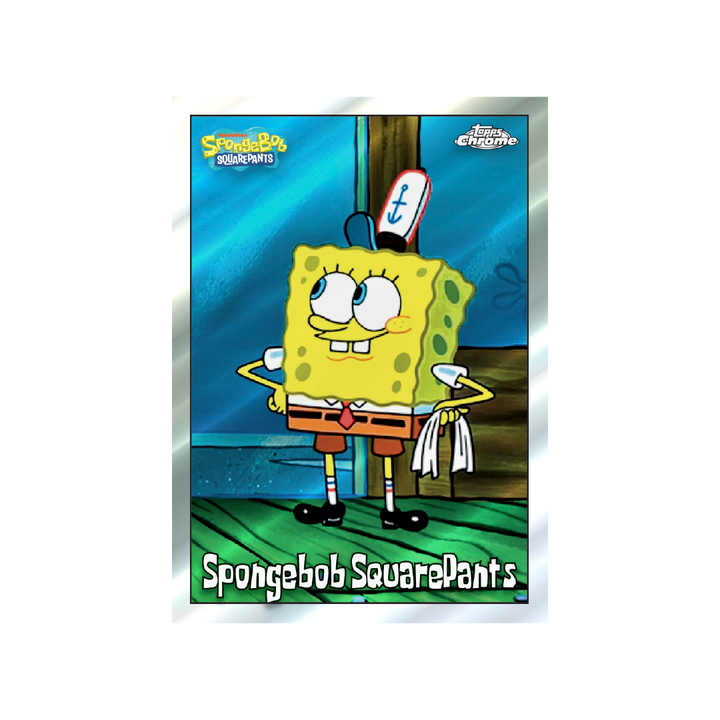 Topps Chrome SpongeBob 25th Anniversary 2025 Value Box
