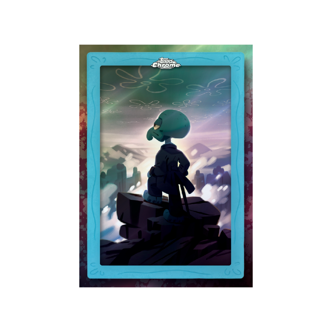 Topps Chrome SpongeBob 25th Anniversary 2025 Hobby Box