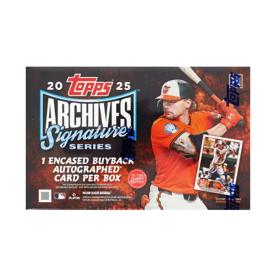 Topps Archives Signature Series Baseball 2025 Hobby Box