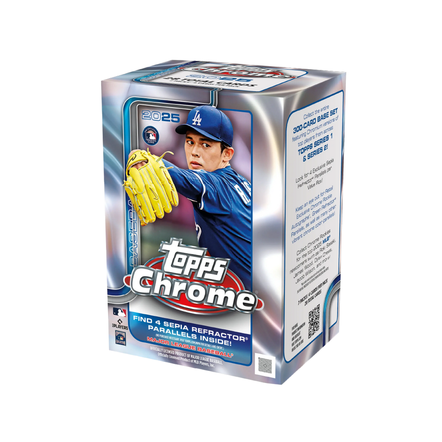 Topps Chrome Baseball 2025 Value Box