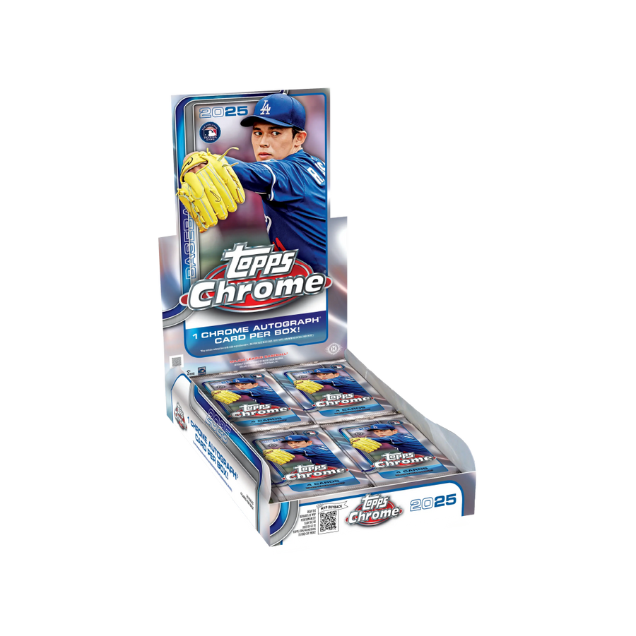 Topps Chrome Baseball 2025 Hobby Box