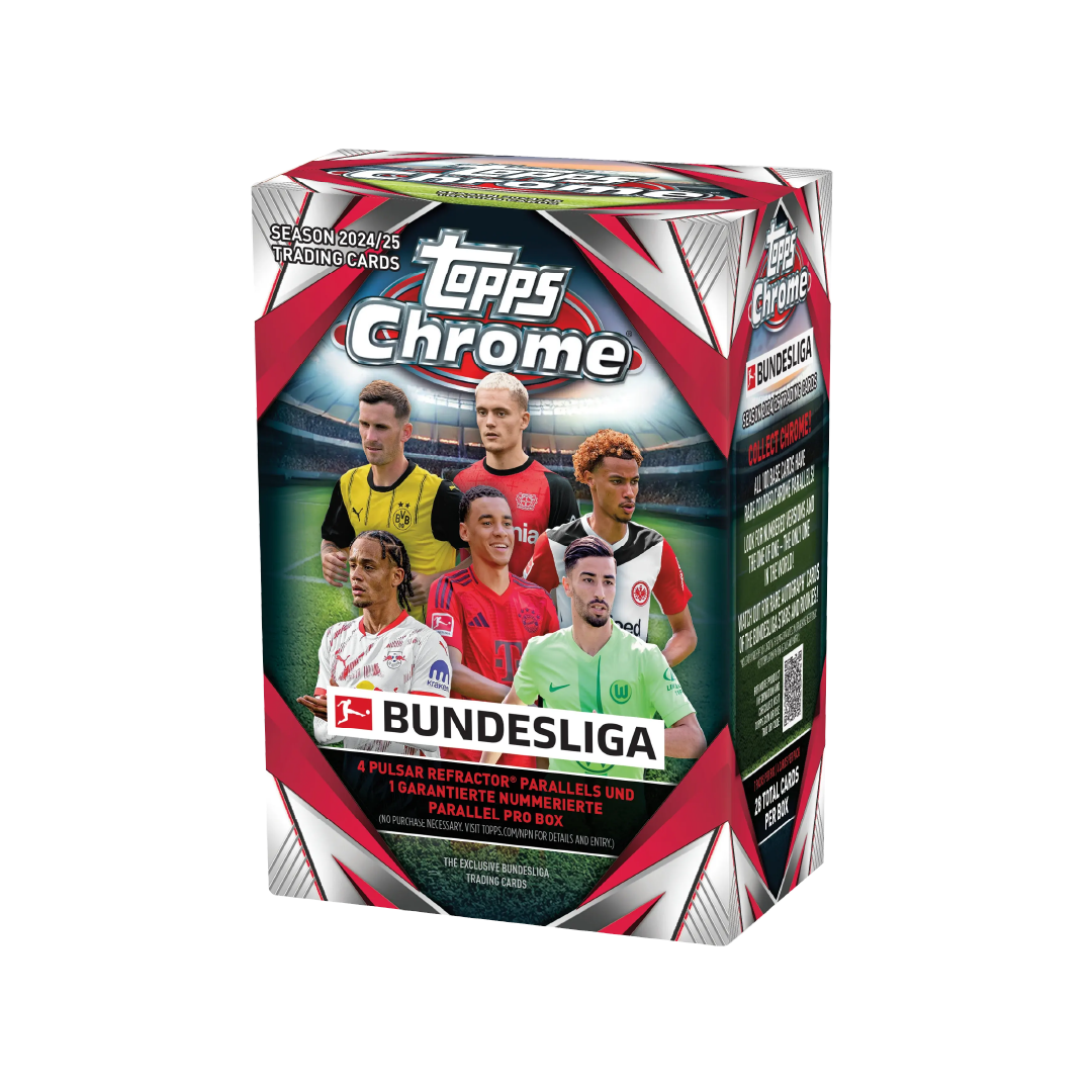 Topps Chrome Bundesliga Soccer 2024/25 Value Box