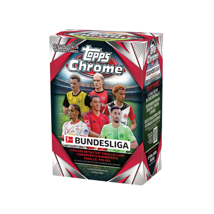 Topps Chrome Bundesliga Soccer 2024/25 Value Box