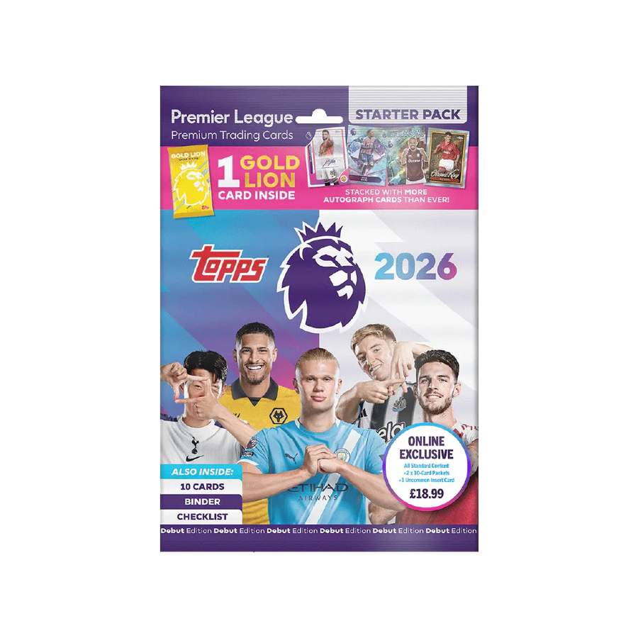 Topps Premier League 2026 - Debut Edition - Standard Starter Pack