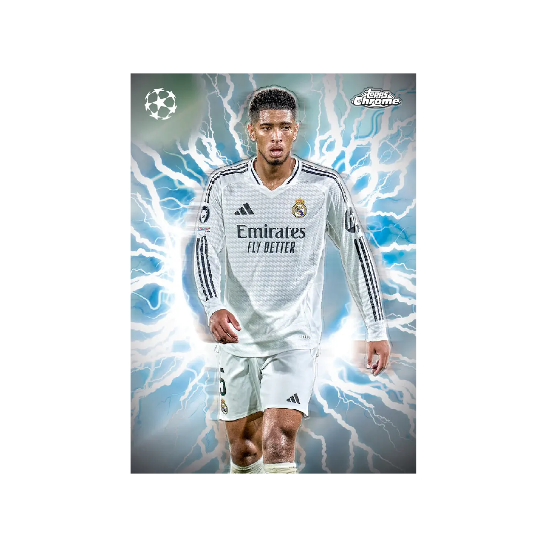 Topps Chrome UEFA Club Competitions UCC 2024-25 Jumbo Box