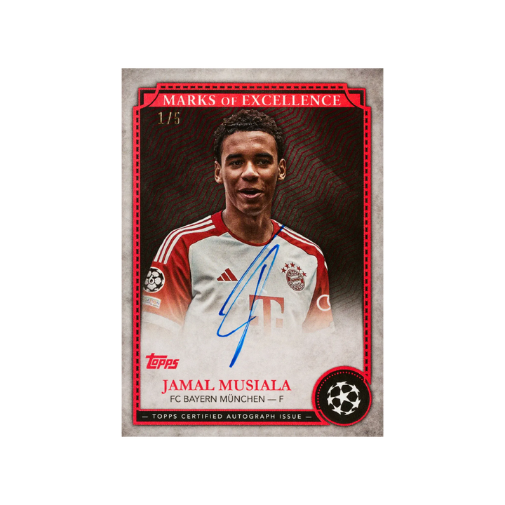 Topps Chrome UEFA Club Competitions UCC 2024-25 Jumbo Box