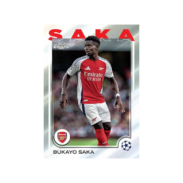 Topps Chrome UEFA Club Competitions UCC 2024-25 Jumbo Box