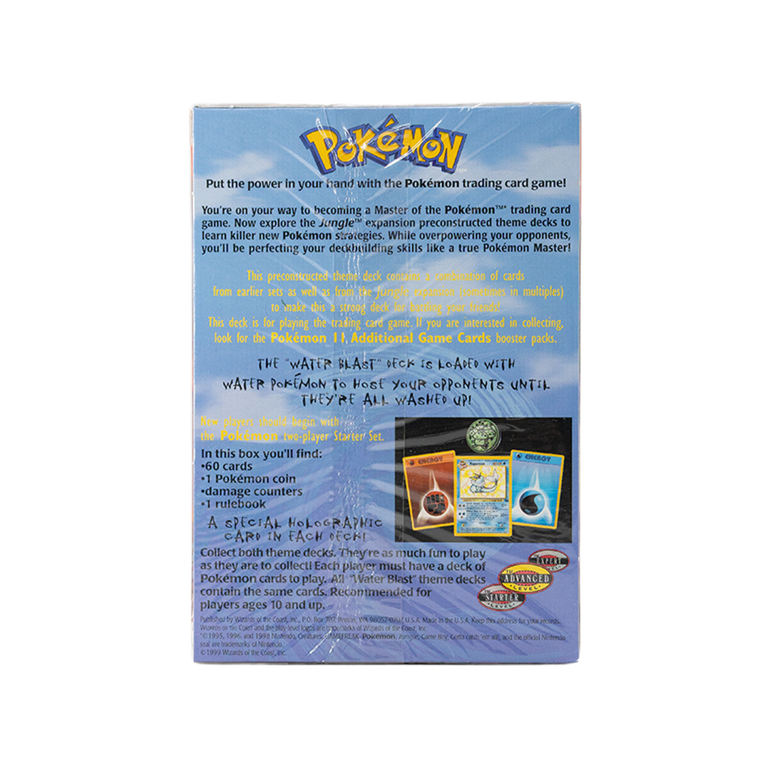 Pokémon 1999 Water Blast Theme Deck Jungle Expansion Sealed