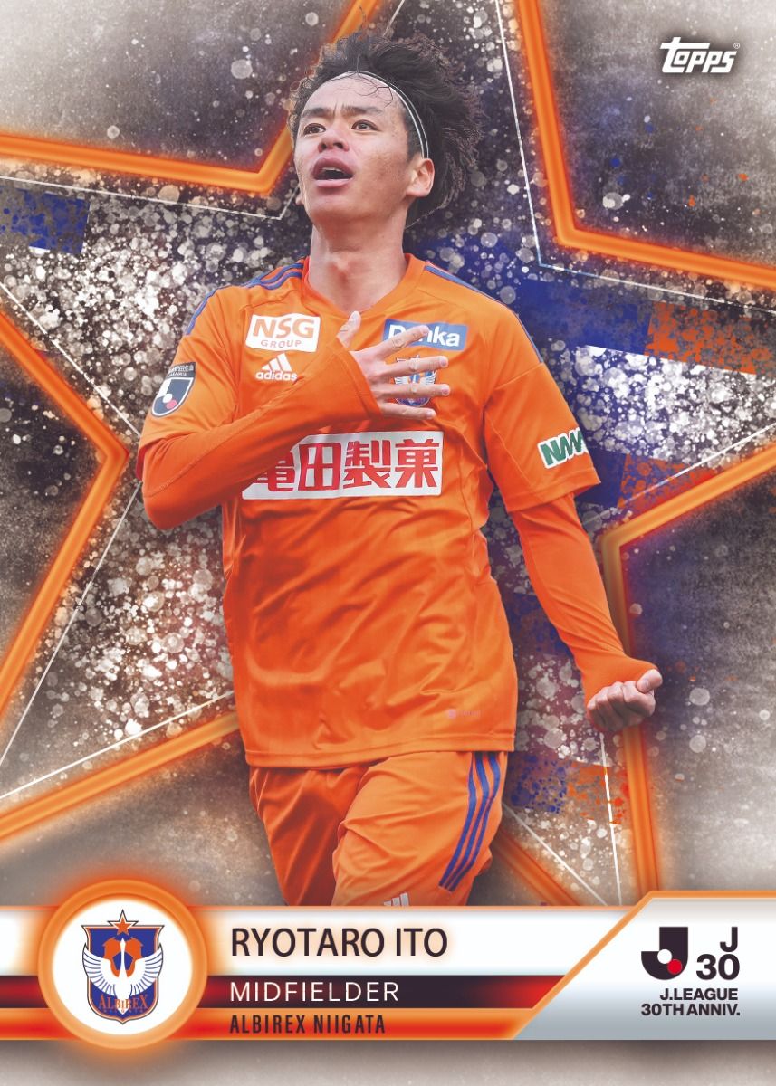 Topps J-League 30th Anniversary Trading Cards