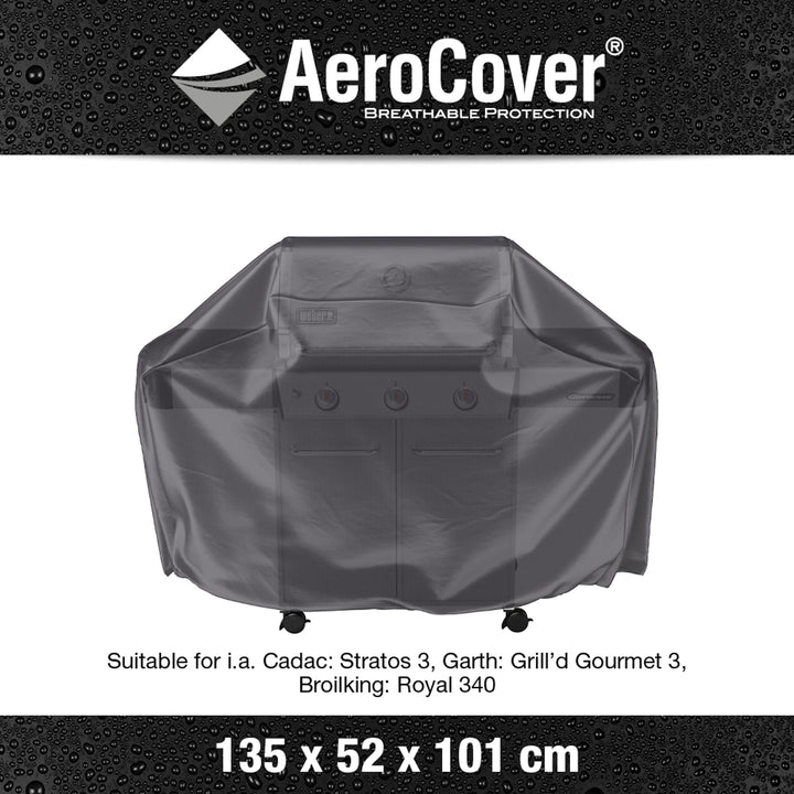 AeroCover - Gas Barbecue Cover 135 x 52 x 101cm high