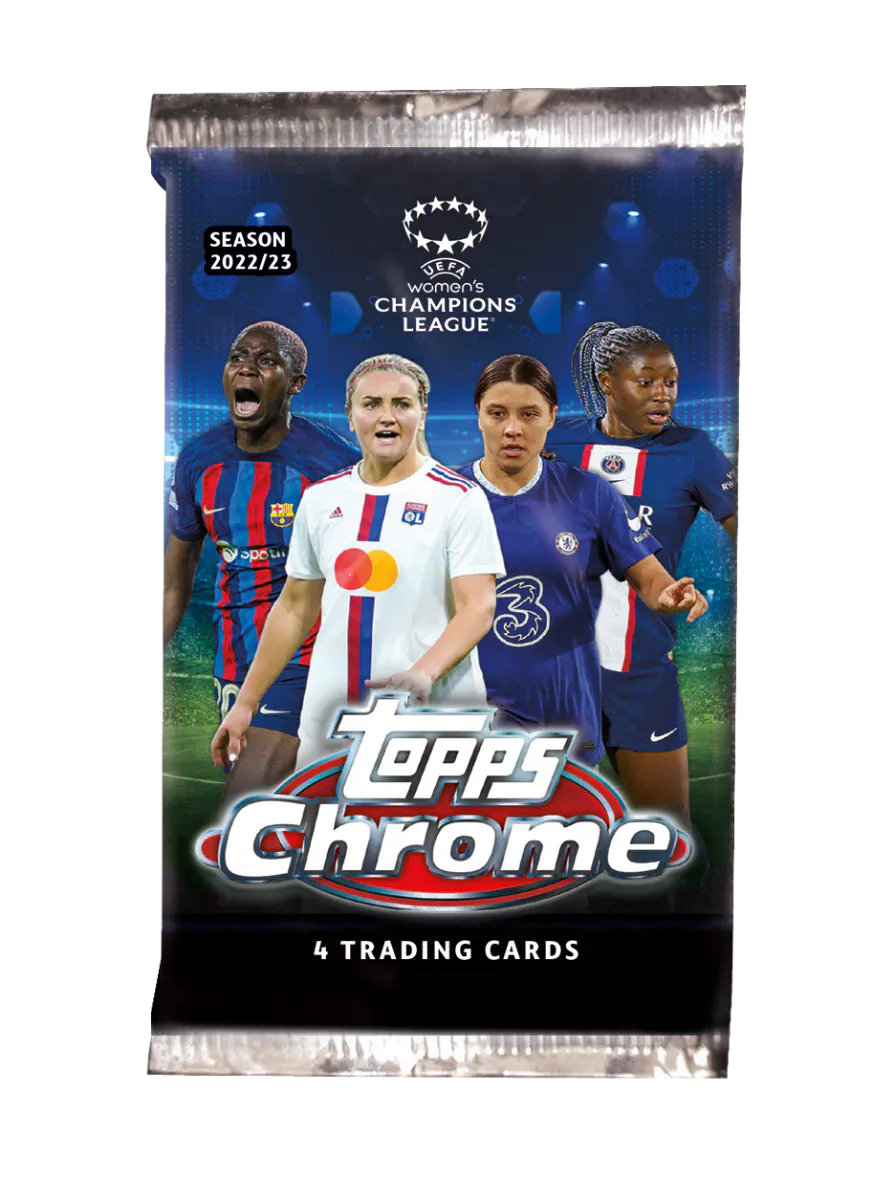 Topps Chrome UEFA Women's Champions League 2023 Single Pack