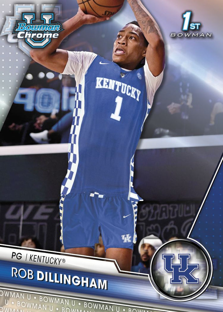Topps Bowman University Chrome Basketball 2023-24 Single Pack