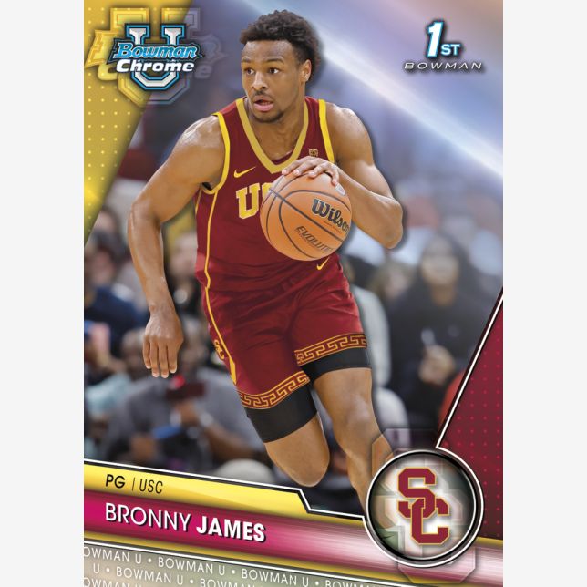 Topps Bowman University Chrome Basketball 2023-24 Single Pack