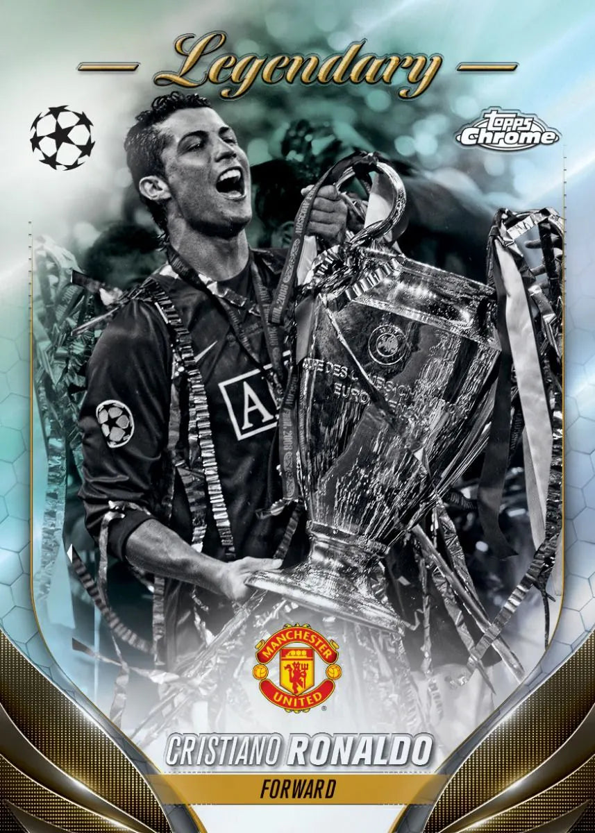 Topps Chrome UEFA Club Competitions Hobby Box 2023-24