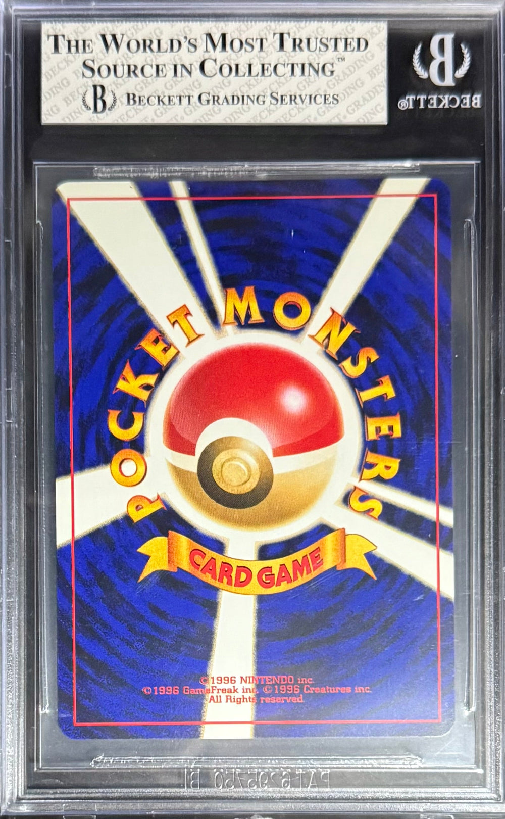 Pokemon Raikou 243 Holo Pokemon Awakening Legends Japanese 2000 Beckett BGS 8