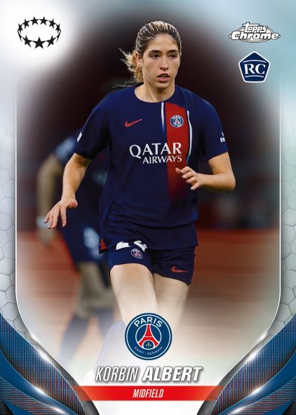Topps Chrome® UEFA Women's Champions League Hobby Box 2023-24
