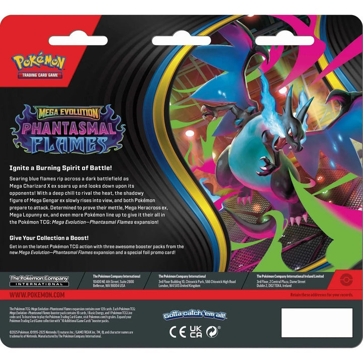 LinaLabo - Pokemon TCG: Mega Evolution Phantasmal Flames 2 - Sneasel 3-Pack Blister Pack