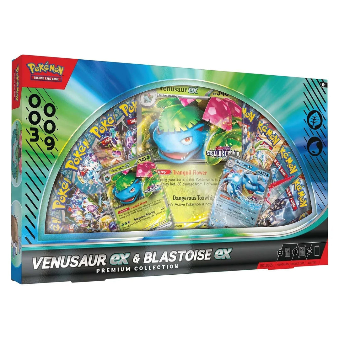 LinaLabo - Pokemon TCG: Venusaur ex & Blastoise ex Premium Collection
