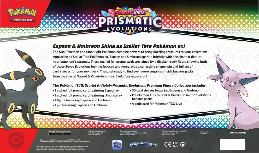LinaLabo - Pokemon TCG: Scarlet & Violet 8.5 Prismatic Evolutions - Premium Figure Collection
