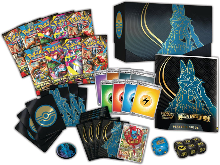 LinaLabo - Pokemon TCG: Mega Evolution Base Set Elite Trainer Box - Lucario