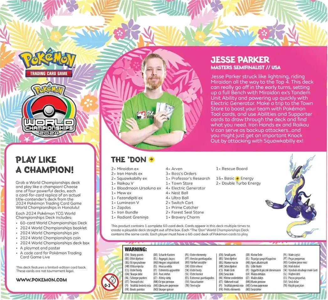 LinaLabo - Pokemon TCG: 2024 World Championships Deck - Jesse Parker