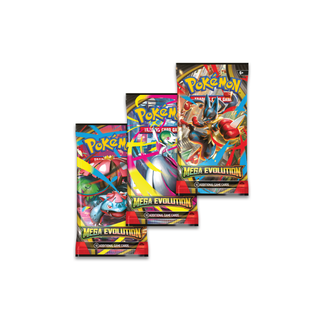 Pokemon TCG - Mega Evolution 3 Pack Blister Golduck - Only at LinaLabo