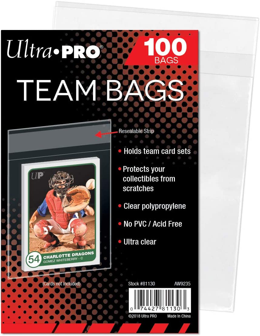 Ultra Pro Resealable Team Bags