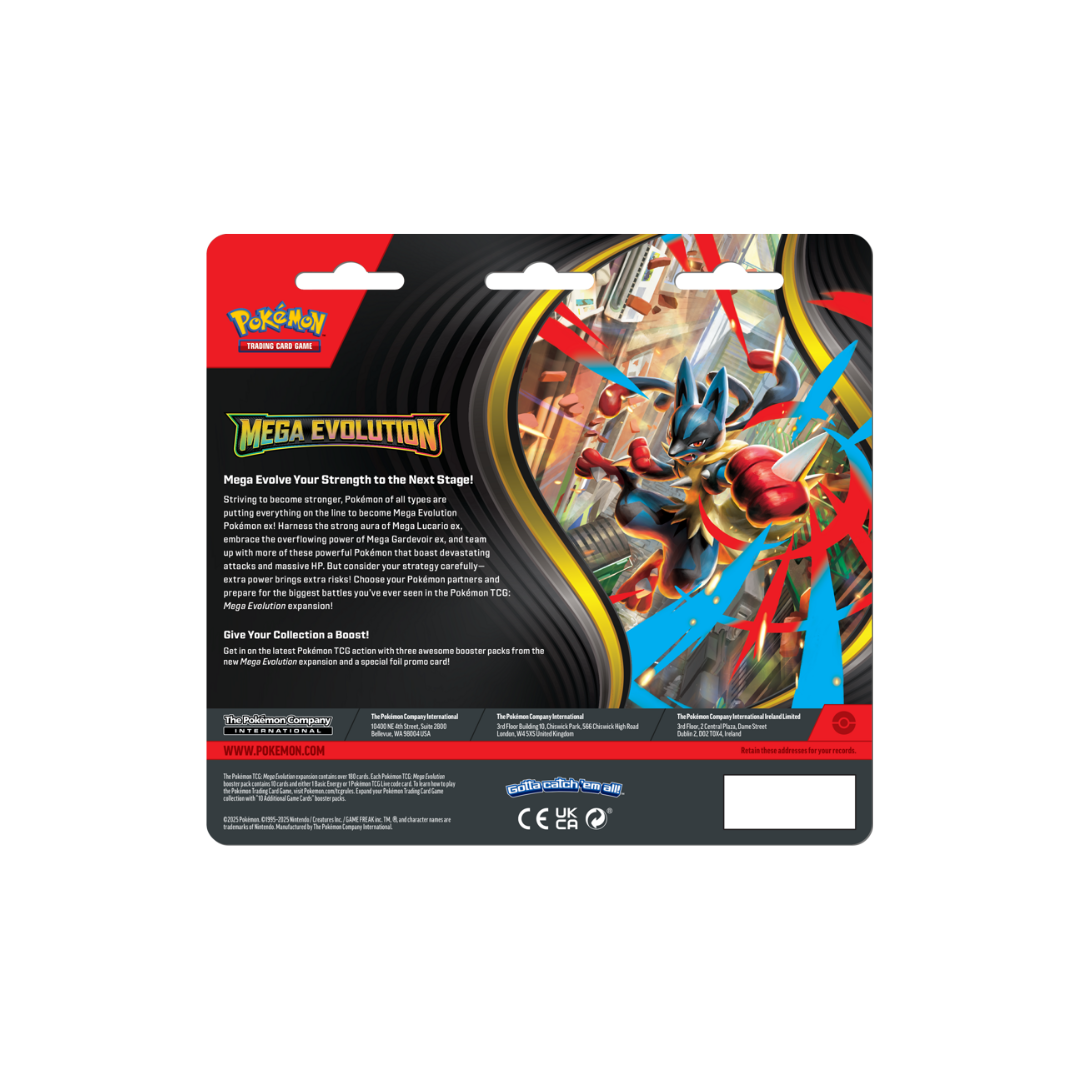 Pokemon TCG - Mega Evolution 3 Pack Blister Golduck - Only at LinaLabo