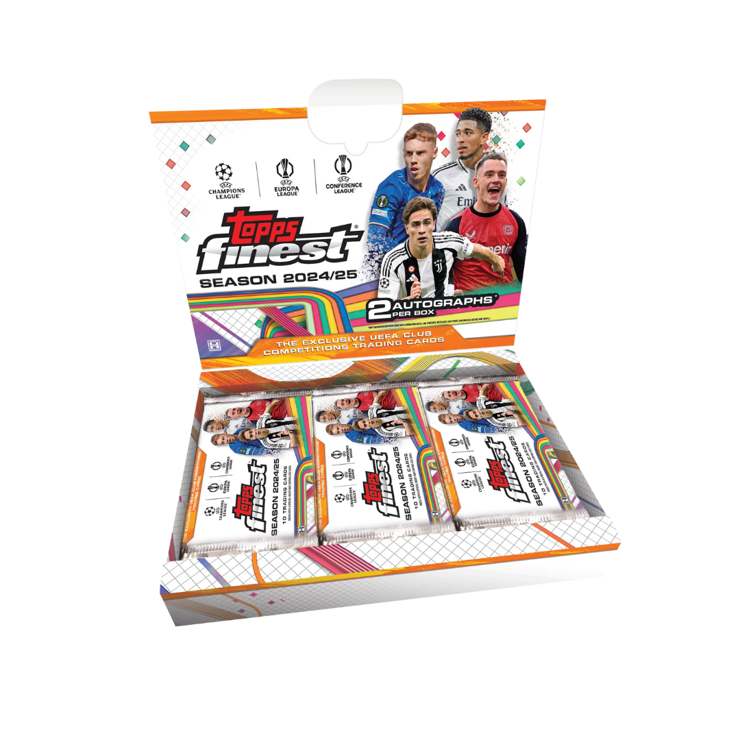 2024-25 Topps UEFA Club Competitions Finest Soccer Hobby Box