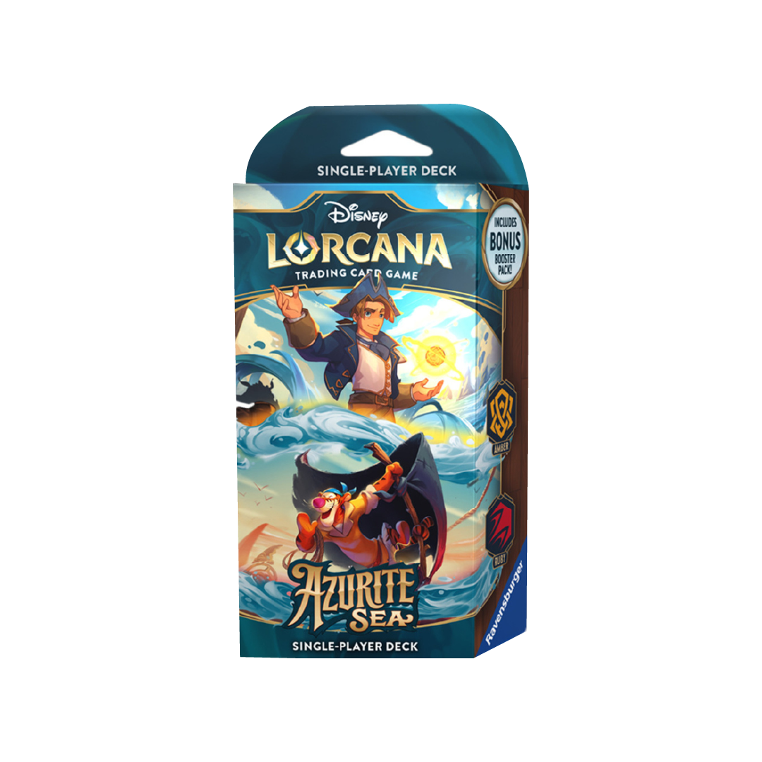 Disney Lorcana Azurite Sea Starter Deck – Emerald & Sapphire